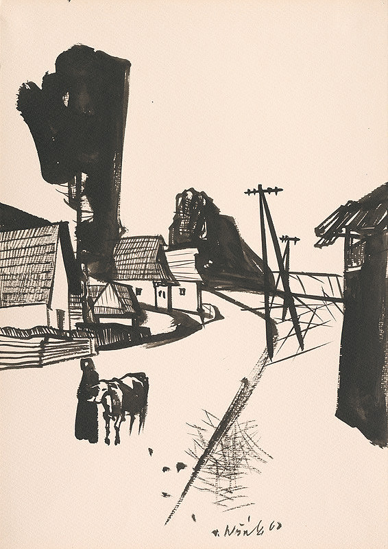 Vincent Hložník – Kresba z Oravy LXVI. 