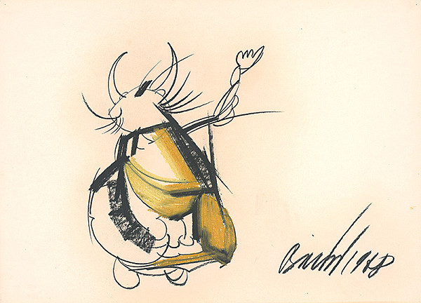 Karol Baron – Kresby z roku 1968 XVI. 