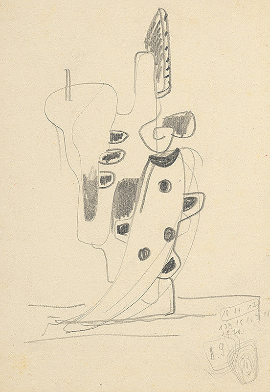 Jaroslav Kubička – Surrealistická kompozícia I. 