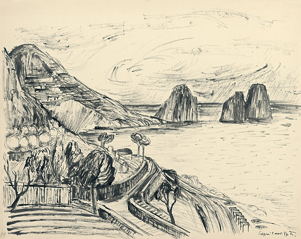Matilda Čechová – Capri - cesta na pobreží 
