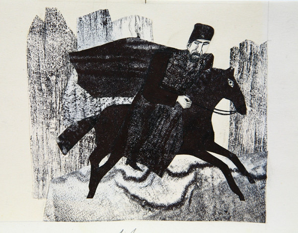 Běla Kolčáková – Jazdec na čiernom koni