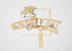 Hana Naglik – Ilustrácia ku knihe Ester a Albatros (str. 8.) 