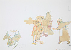 Hana Naglik – Ilustrácia ku knihe Ester a Albatros (str. 33/36/37.) 