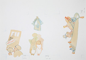 Hana Naglik – Ilustrácia ku knihe Ester a Albatros (str. 44/45/46.) 