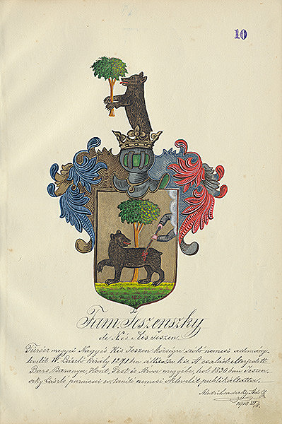 Adolf Medzihradský – Erb rodiny Jesenskej 