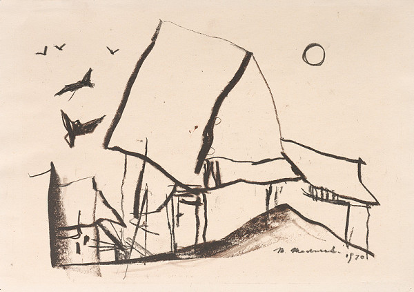 Mária Medvecká – Vrany nad dedinou 