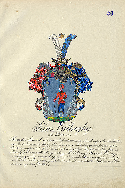 Adolf Medzihradský – Erb rodiny Csillaghyovej 