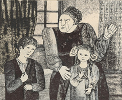 Běla Kolčáková – Stará pestúnka a deti 