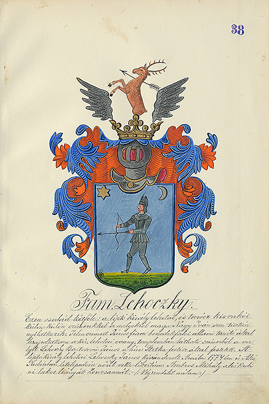 Adolf Medzihradský – Erb rodiny Lehockej 