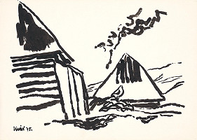 Fero Kráľ – Huty III. Kresba z Oravy XXX. 