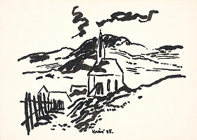 Fero Kráľ – Oravská Jasenica II. Kresba z Oravy XXXVII. 