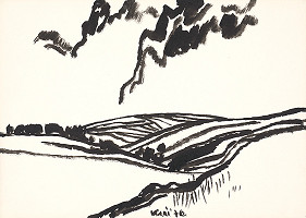 Fero Kráľ – Zábiedovo - 3.deň. Kresba z Oravy XLI. 