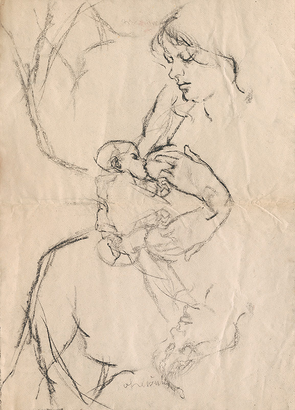 Vincent Hložník – Pri kojení 