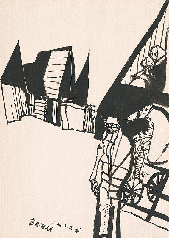 Vincent Hložník – Kresba z Oravy XXXI. 