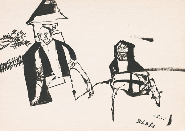 Vincent Hložník – Kresba z Oravy XLIII. 