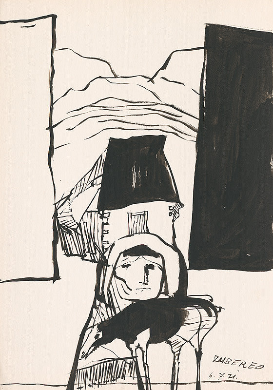 Vincent Hložník – Kresba z Oravy XLIV. 