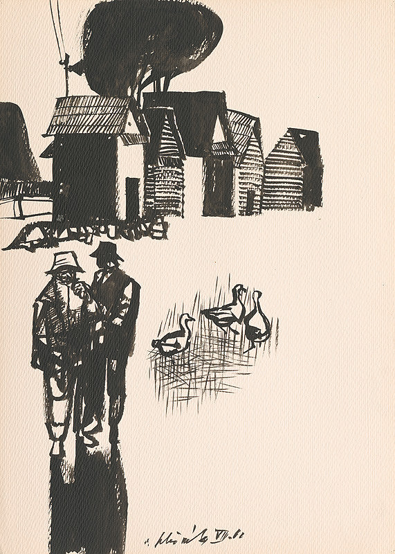 Vincent Hložník – Kresba z Oravy LI.