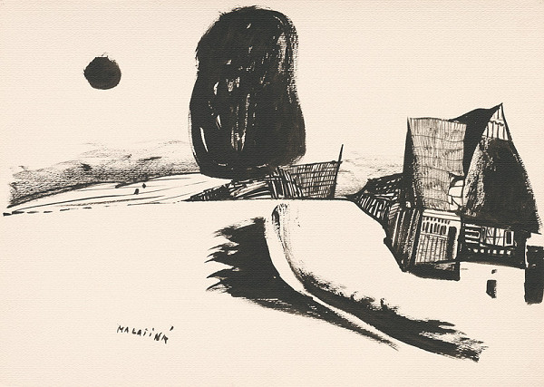 Vincent Hložník – Kresba z Oravy LVIII. 