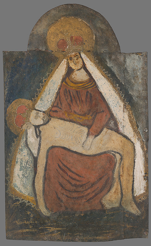 Slovenský ľudový maliar z 19. storočia – Pieta 