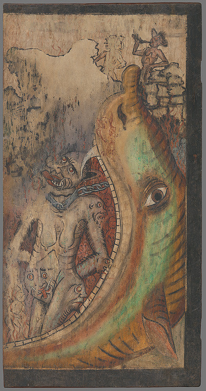 Neznámy autor – Posledný súd / Narodenie, Klaňanie troch kráľov, Navštívenie a Sv. Krištof s Ježiškom 