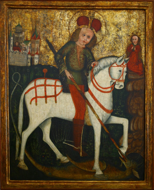 Slovenský maliar z 2. polovice 15. storočia – Svätý Juraj 