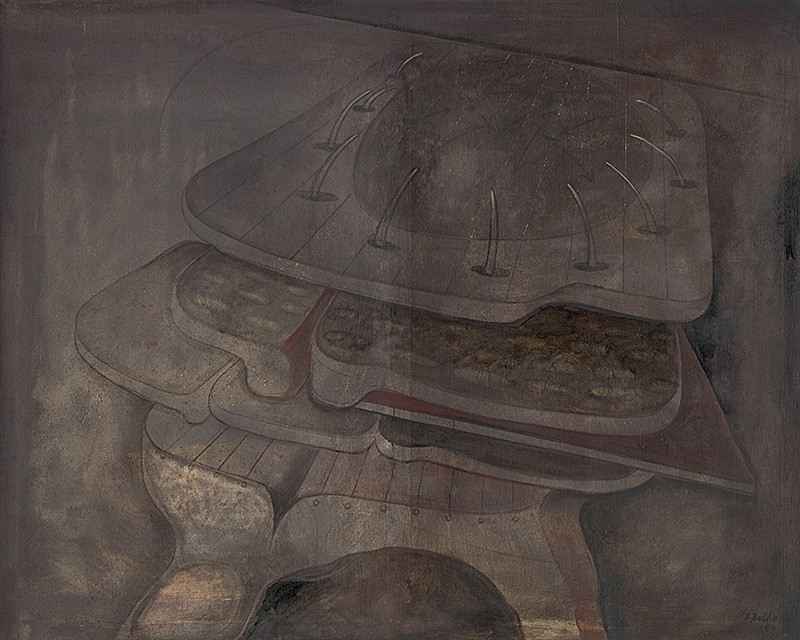 Stanislav Balko – Oidipus, z cyklu Ticho XX., 1987 