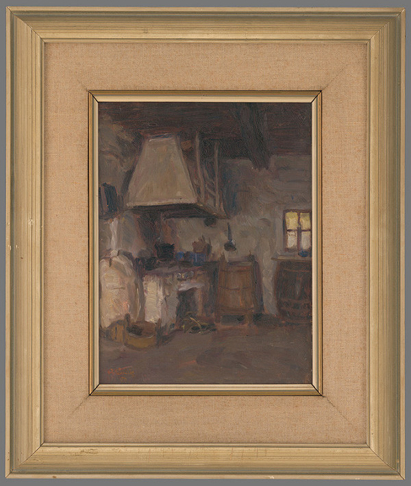 Oldřich Lasák – Kozub zo starého mlyna v Malom Bysterci 