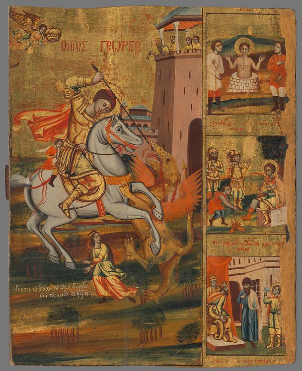 Grécky maliar z konca 18. storočia – Svätý Juraj