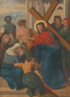 Neznámy slovenský maliar, Josef Führich – 8. zastavenie Krížovej cesty: Ježiš napomína plačúce ženy 