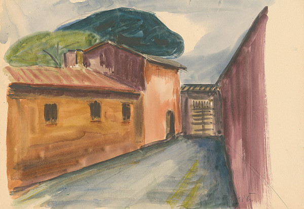 Matilda Čechová – Ulička - Rím 