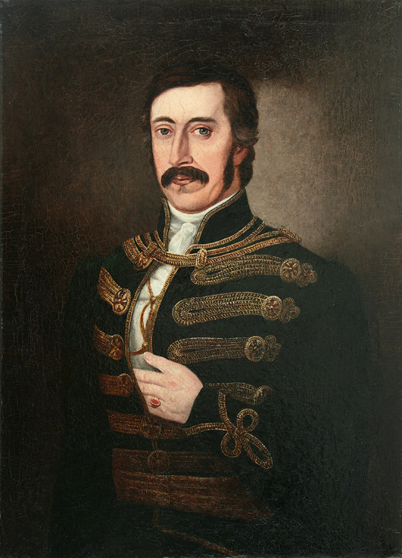 Viedenský maliar z 19. storočia – Portrét Mikuláša Zmeškala