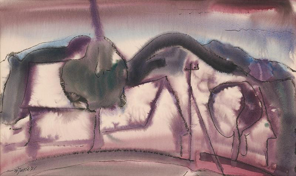 František Jurík – Krajina z Oravy II. 