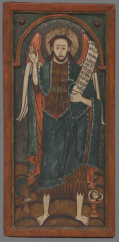Ikonový maliar zo 17. storočia – Sv. Ján Predchodca