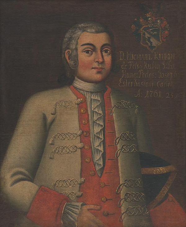 Slovenský maliar z 2. polovice 18. storočia – Portrét Michala Kubínyiho