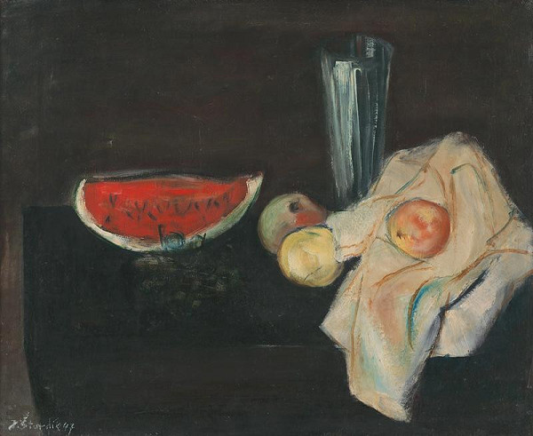 Jozef Šturdík – Zátišie s dyňou 