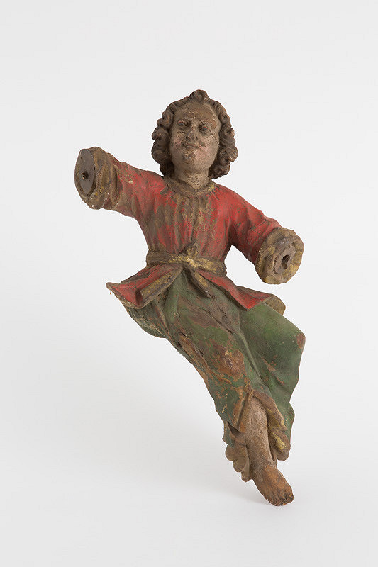 Slovenský rezbár z 2. polovice 18. storočia – Anjel - torzo 