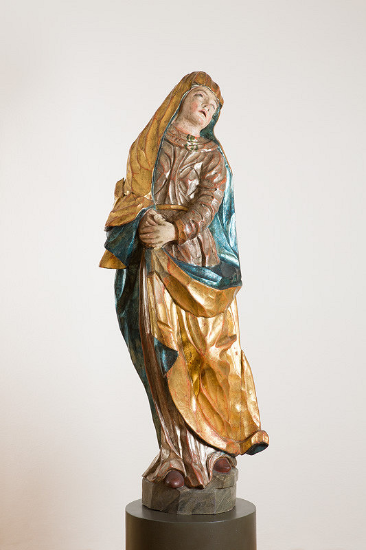 Slovenský rezbár z 2. polovice 18. storočia – Panna Mária Bolestná