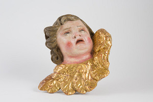 Neznámy autor – Hlava anjela s krídlami 