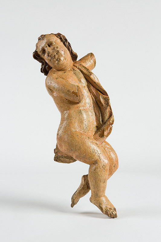 Slovenský rezbár z 2. polovice 18. storočia – Anjel - torzo 