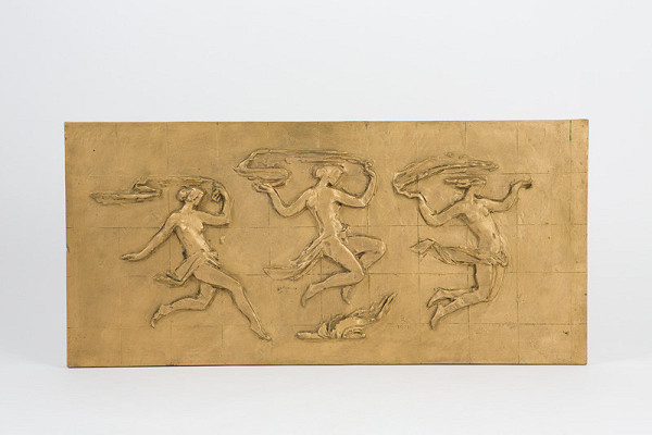 Rudolf Pribiš – 1. skica k reliéfnej kompozícii pre liečebný dom Balnea-Grand v Piešťanoch 