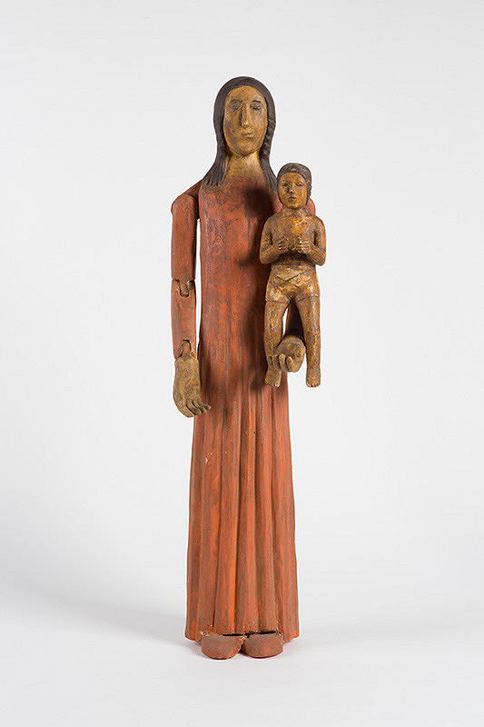 Neznámy autor – Obliekacia Panna Mária s dieťaťom 