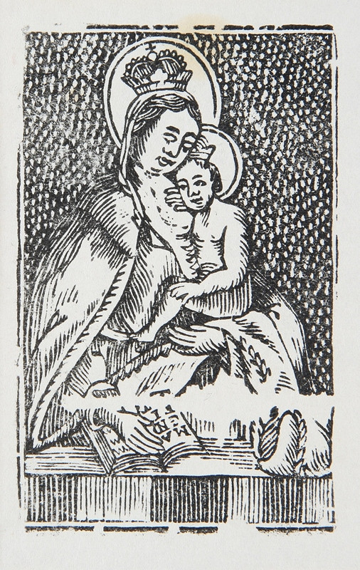 Neznámy autor – Madona s knihou 