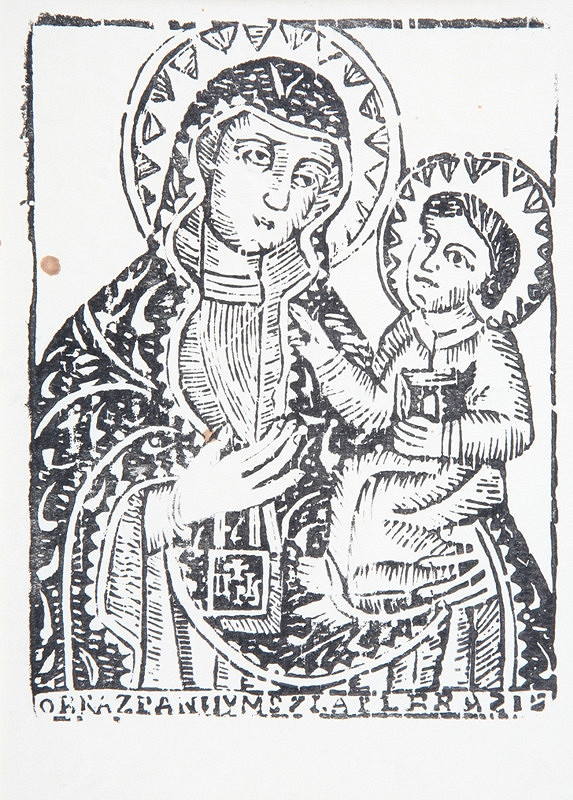 Neznámy autor – Panna Mária Škapuliarska 