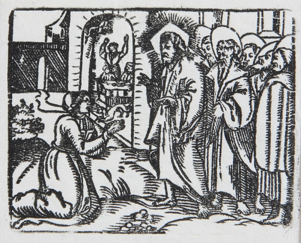 Neznámy autor – Kristus a Kananejská žena 