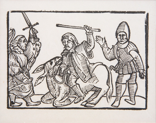 Neznámy autor – Balám na oslici 