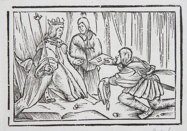 Neznámy autor – Odovzdanie posolstva kráľovi