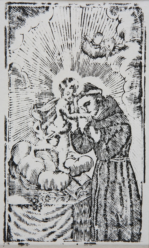 Neznámy autor – Sv. Anton s Ježiškom 