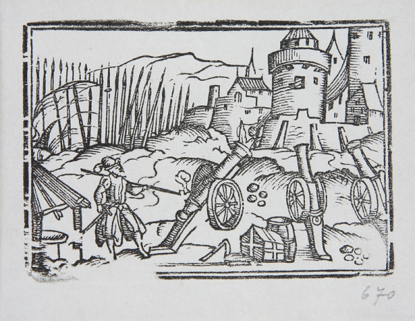 Neznámy autor – Delá pred hradbami mesta 