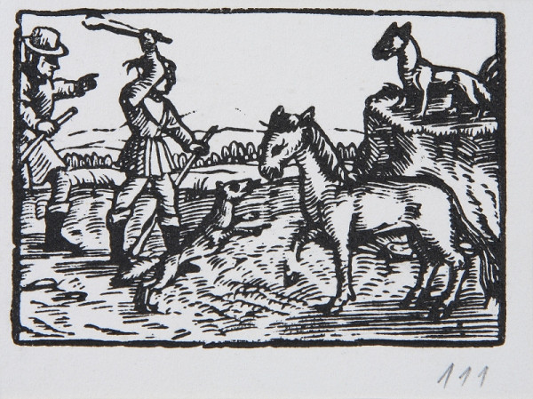 Neznámy autor – Ilustrácia k Ezopovým bájkam 