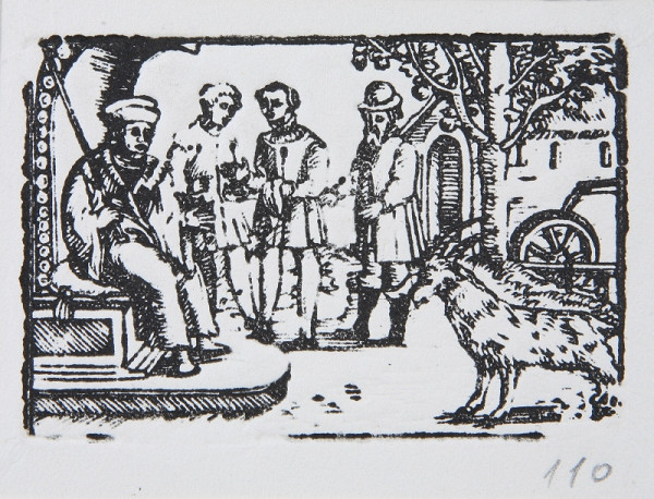 Neznámy autor – Koza pred vládcom